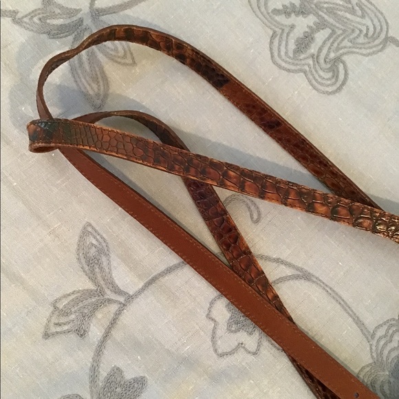 Beautiful Brahmin Croc Embossed Leather Bag - Picture 4 of 11